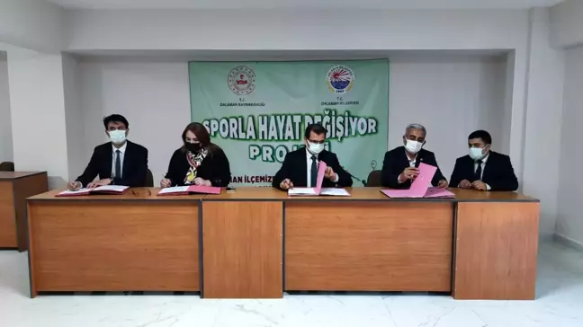 Dalaman'da 'Sporla hayat değişiyor' projesi için imzalar atıldı