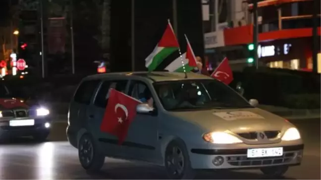 İç Anadolu'da, İsrail polisinin Filistinlilere saldırması protesto edildi
