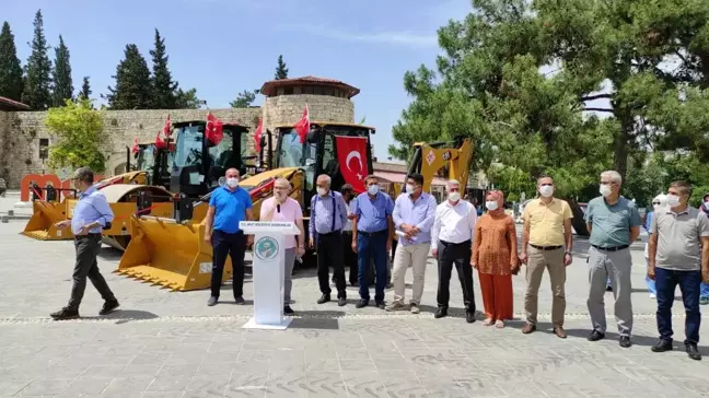 Mut Belediyesi filosuna 3 yeni araç