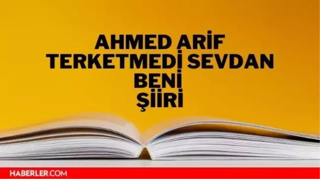 Terketmedi Sevdan Beni şiiri - Ahmed Arif Terketmedi Sevdan Beni şiiri