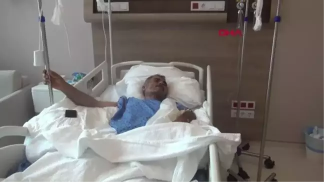 YANGINDA ELLERİ- AYAKLARI YANDI, BACAĞI VE KALÇASI KIRILDI