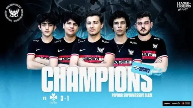 Origin Series Ağustos Ayı B Grubu Şampiyonu Papara SuperMassive Blaze!
