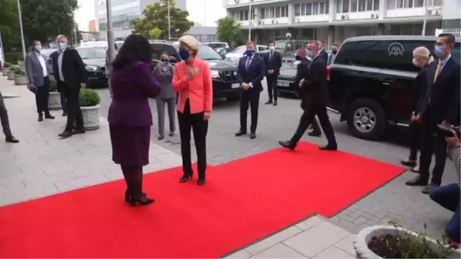 AB Komisyonu Başkanı von der Leyen, Kosova'yı ziyaret etti