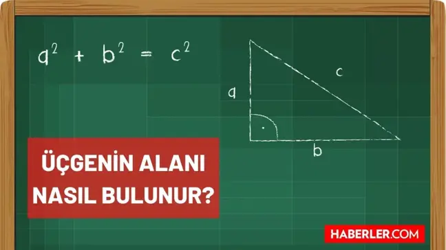 Üçgenin Alanı: Eşkenar üçgen alanı nasıl hesaplanır? Üçgenin alanı nasıl bulunur? Eşkenar üçgen, Dik üçgen, İkizkenar üçgenin alanları ve formülü!