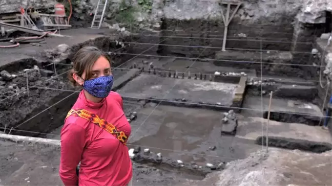 Meksika'nın başkentinde 16. yüzyıldan kalma Aztek sunağı bulundu