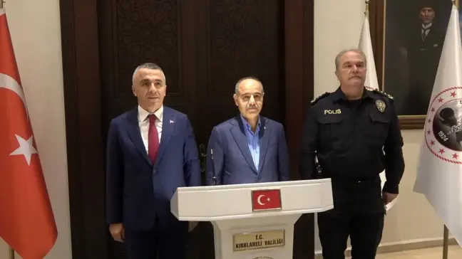 Emniyet Genel Müdürü Aktaş Kırklareli'nde