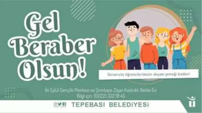 Tepebaşı'ndan üniversitelilere ücretsiz yemek desteği
