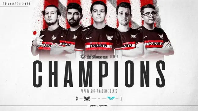 İlk EMEA biletini Papara SuperMassive Blaze kaptı!