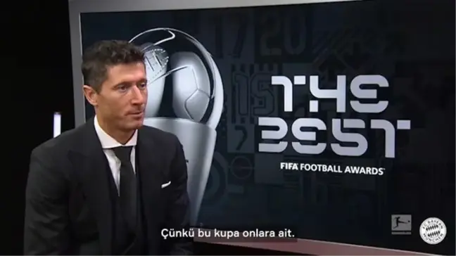 Lewandowski, En İyi Erkek Futbolcu Ödülü'nü Kazandı