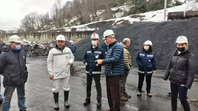 KARDEMİR heyeti Zonguldak'taki rödovanslı sahaları inceledi