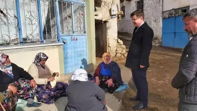 Kaymakam Düzgün'den köy ziyareti