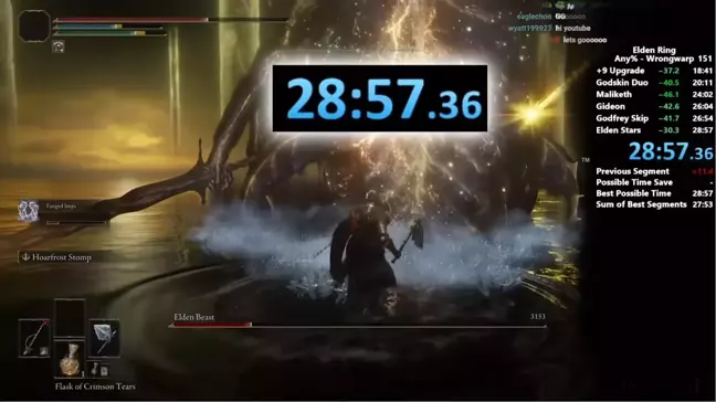 Oyunculara klavye mouse kırdırtan Elden Ring'i 29 dakikada bitirdi