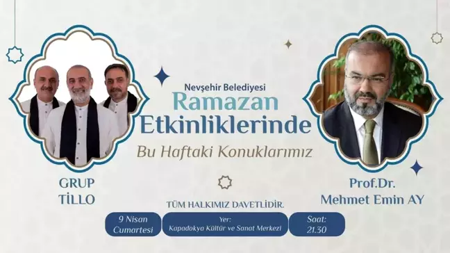 Nevşehir'de Ramazan Etkinlikleri başlıyor