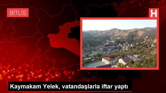 Kaymakam Yelek, vatandaşlarla iftar yaptı