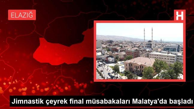 Jimnastik çeyrek final müsabakaları Malatya'da başladı