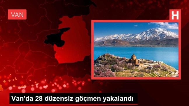 Van'da 28 düzensiz göçmen yakalandı