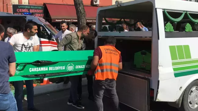 Samsun'da forkliftin çarptığı kadın öldü