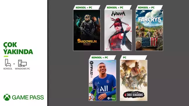 Xbox Game Pass'e FIFA 22 ve Far Cry 5 geliyor