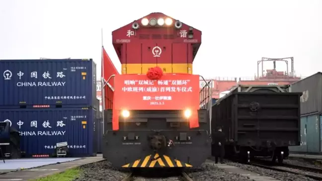 Çin-Avrupa Demiryolu Ekspresi (Chongqing) 10.000'inci Seferine Çıktı