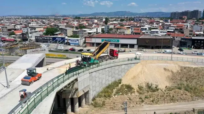 Mudanya Kavşağı'nda çalışmalar hızlandı