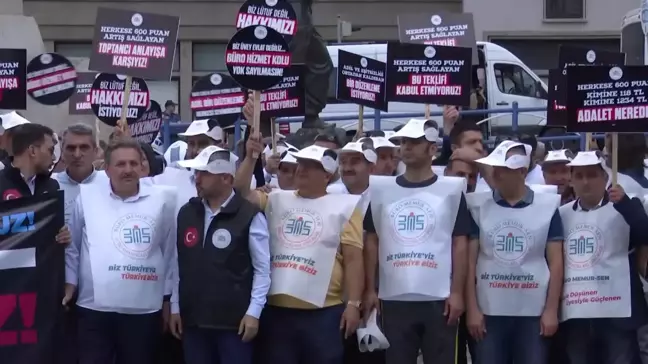 Büro Memur-Sen'den Ankara'da Eylem: