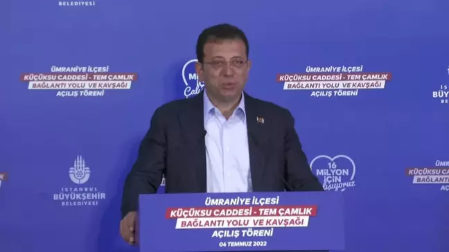 İmamoğlu: Yapımına Tam Gaz Devam Ettiğimiz Göztepe-Ataşehir Metro Hattı İçin 6 Aydır Hazine Onayı Bekliyoruz