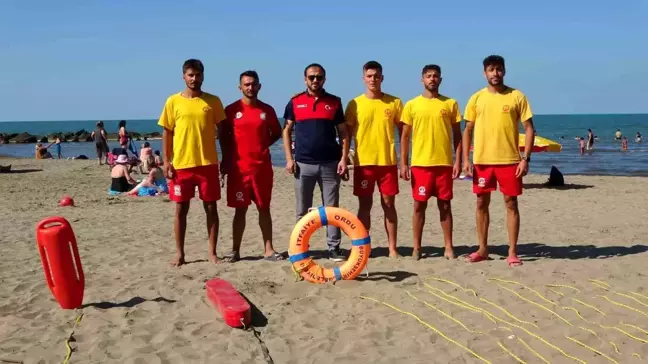 Ordu sahillerinde boğulma olaylarına anında müdahale ediyorlar