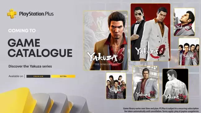 PlayStation Plus'a bu ay 8 adet Yakuza oyunu geliyor