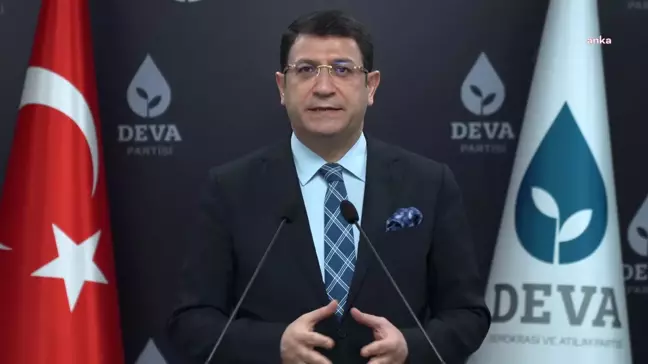 Deva Partisi Sözcüsü İdris Şahin: