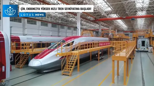 Video: Çin, Endonezya'ya Yüksek Hızlı Tren Sevkiyatına Başladı