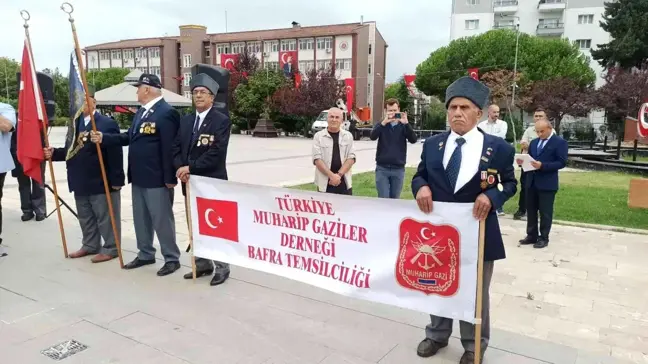 Samsun yerel haberi... Bafra'da Gaziler Günü kutlandı