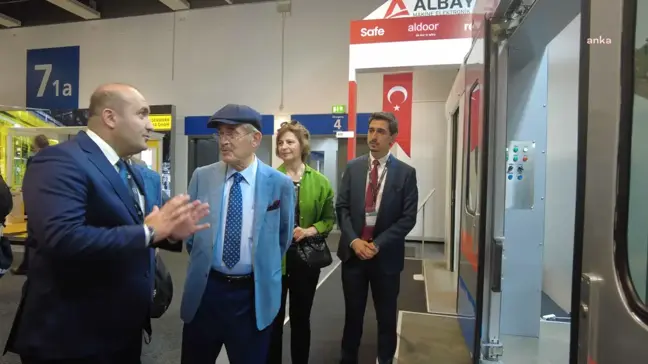 Eskişehir haber! Eskişehir Büyükşehir Belediye Başkanı 13. Raylı Sistem Teknolojileri ve Taşımacılık Fuarına Katıldı