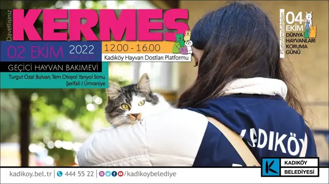 Dünya Hayvanları Koruma Günü Kadıköy'de kutlanacak