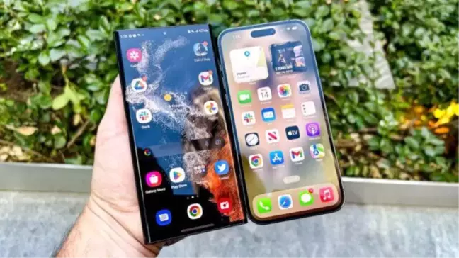 Android tarihinde bir ilk! Samsung, Apple'ı geride bıraktı