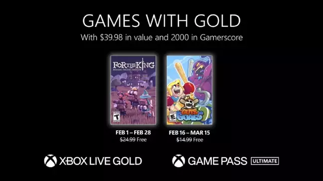 40 dolar değerindeki Xbox Live Gold Şubat 2023 oyunları açıklandı