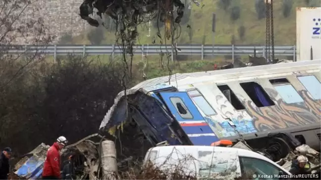 Yunanistan'da tren faciası