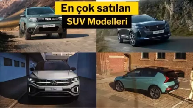 Türkiye'de en çok satılan SUV modelleri 2023!
