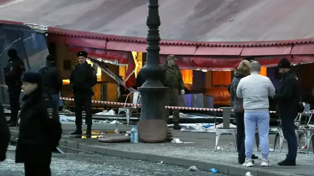 St. Petersburg'daki bir kafeye düzenlenen bombalı saldırıda Kremlin yanlısı blogger öldü