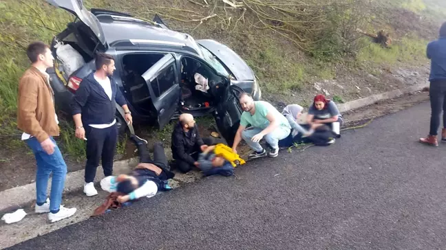Kontrolden çıkan cip su kanalına uçtu: 3 ağır yaralı