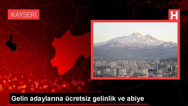 Gelin adaylarına ücretsiz gelinlik ve abiye