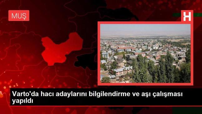Varto'da hacı adaylarını bilgilendirme ve aşı çalışması yapıldı