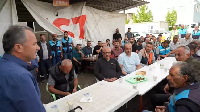 Başkan Kılınç'tan ASKİM personeline ziyaret