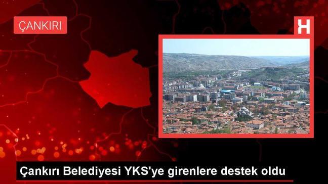 Çankırı Belediyesi YKS'ye girenlere destek oldu