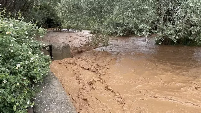 Yozgat'ta Sağanak Sonrası Oluşan Sel Ekili Alanlarda Hasara Yol Açtı