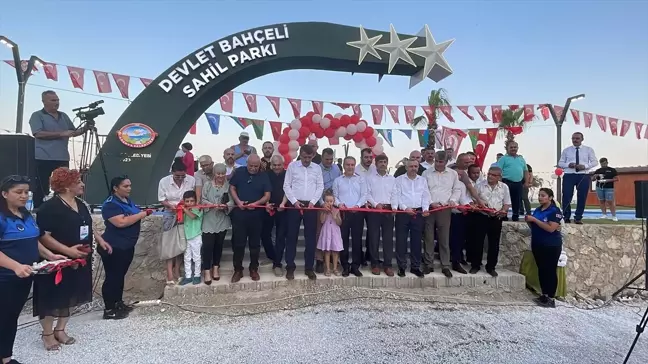 Mersin Anamur'da Devlet Bahçeli Sahil Parkı'nın ikinci etabı hizmete girdi