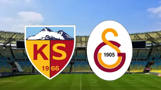 GALATASARAY MAÇ SONUCU! Kayserispor Galatasaray maçı kaç kaç bitti? Galatasaray Kayserispor maç sonucu ne?