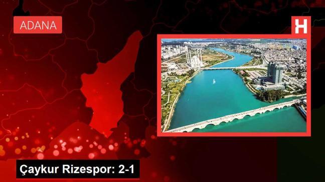 Yukatel Adana Demirspor, Çaykur Rizespor'u 2-1 Yendi