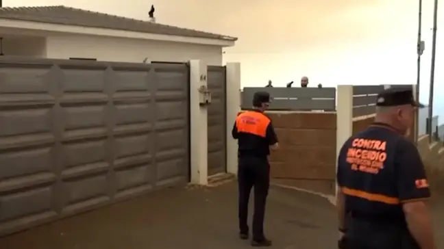 Tenerife adasındaki orman yangınından çeşitli görüntüler