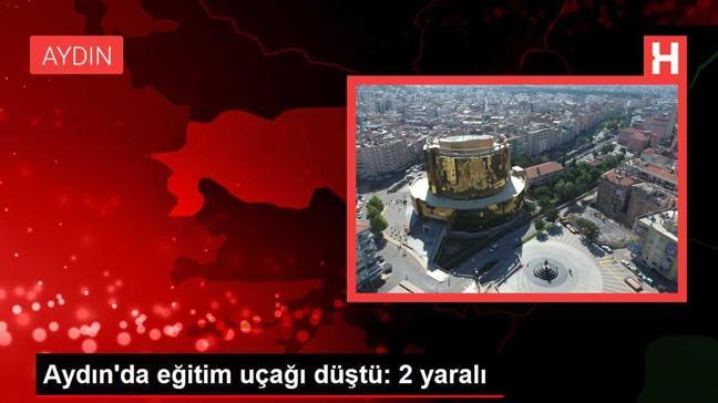 Aydın'da eğitim uçağı düştü: 2 yaralı