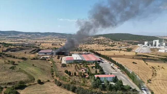 Manisa'da Katı Atık Bertaraf Tesisi Yangını